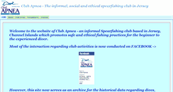 Desktop Screenshot of clubapnea.com
